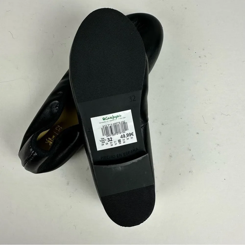 NWT Coconut Spain Flat mary jane ballet flats sz 32/US 13